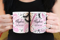 Personalised custom made 12oz lash tech mug