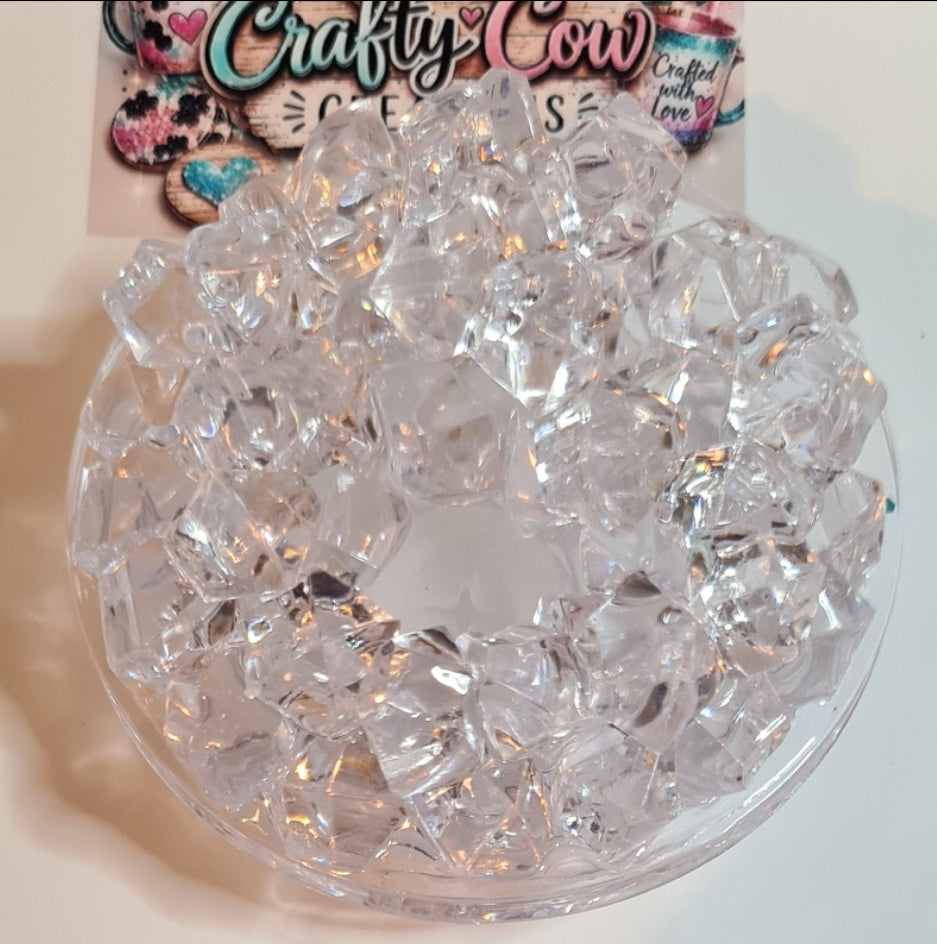 SNOWGLOBE LIDS  ICE / PLAIN / GLITTER