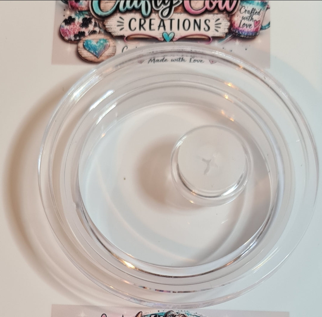 SNOWGLOBE LIDS  ICE / PLAIN / GLITTER