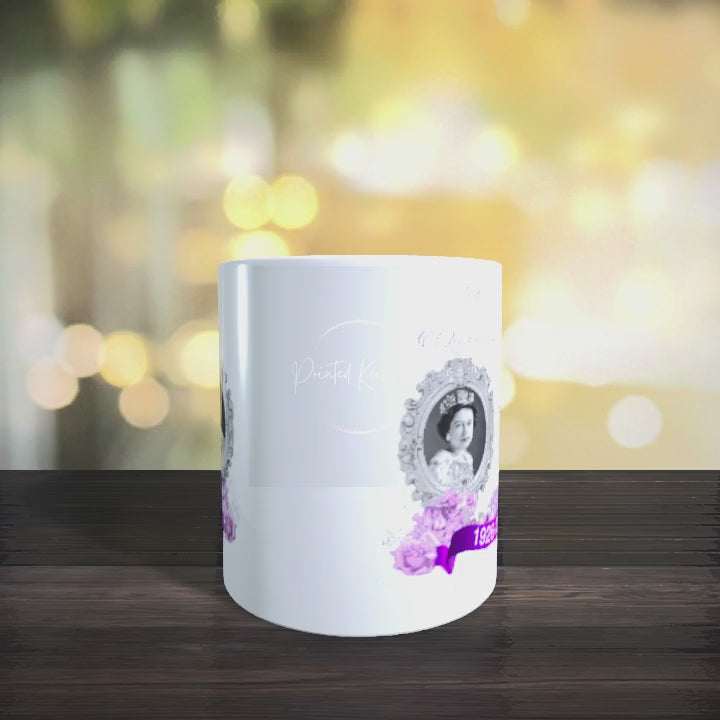 Personalised custom made 12oz Mug The Queen