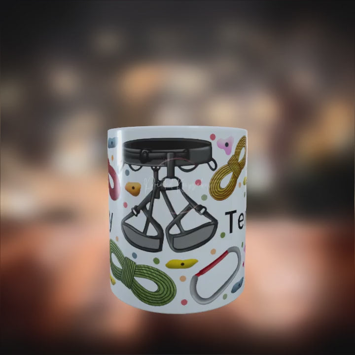 Personalised custom made 12oz climber mug